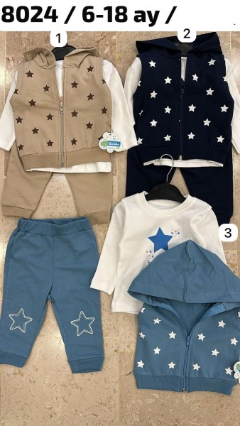 Костюм Тройка Для Мальчика Buude Kids (6-9-12-18мес.)