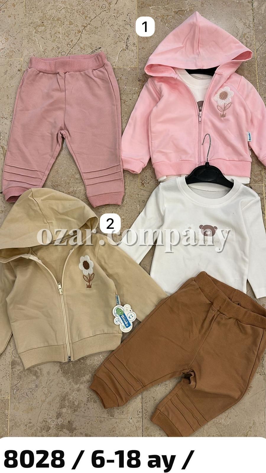 Костюм Тройка Для Девочки Buude Kids (6-9-12-18мес.)