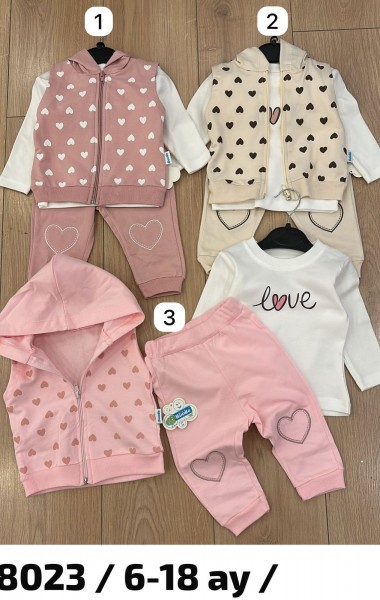 Костюм Тройка Для Девочки Buude Kids (6-9-12-18мес.)