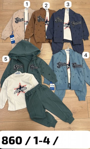 Костюм Тройка Для Мальчика YTM (1-2-3-4лет) 