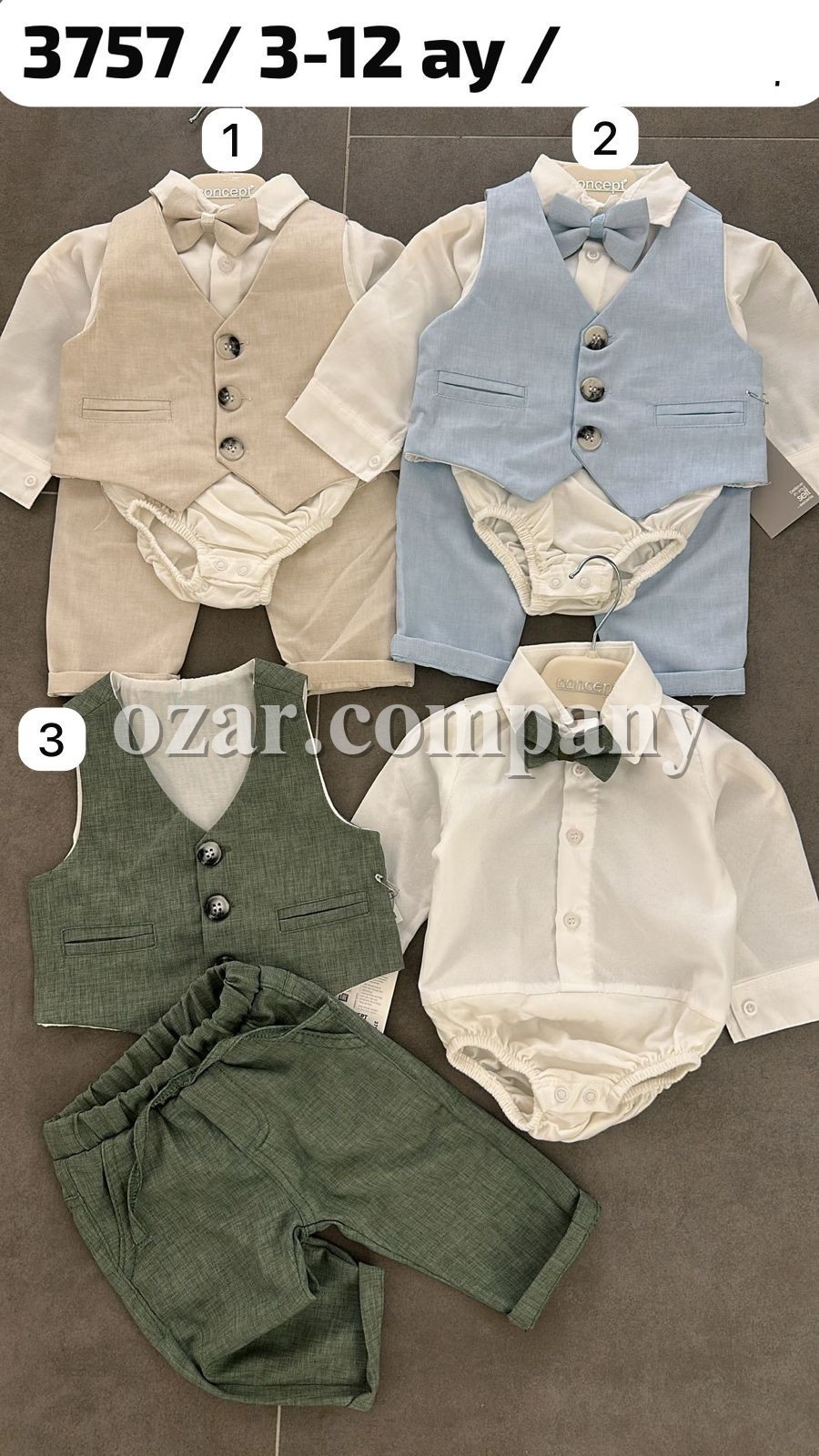 Костюм Тройка Для Мальчика Concept (3-6-9-12мес.)