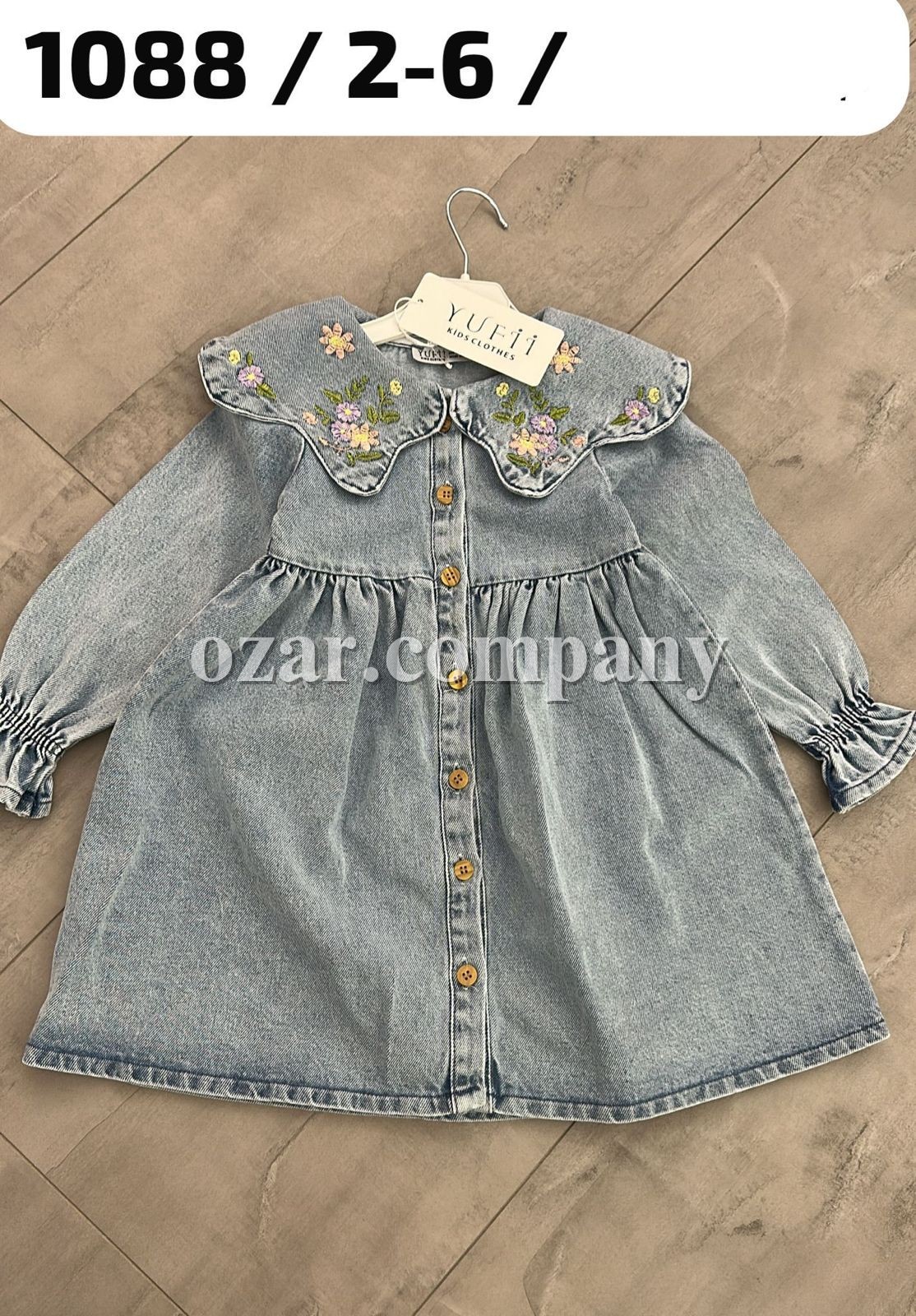Джинсовое Платье Для Девочки Yufii (2-3-4-5-6лет) 