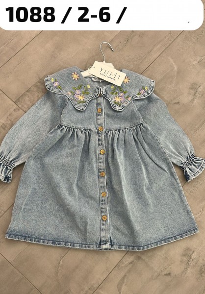 Джинсовое Платье Для Девочки Yufii (2-3-4-5-6лет) 