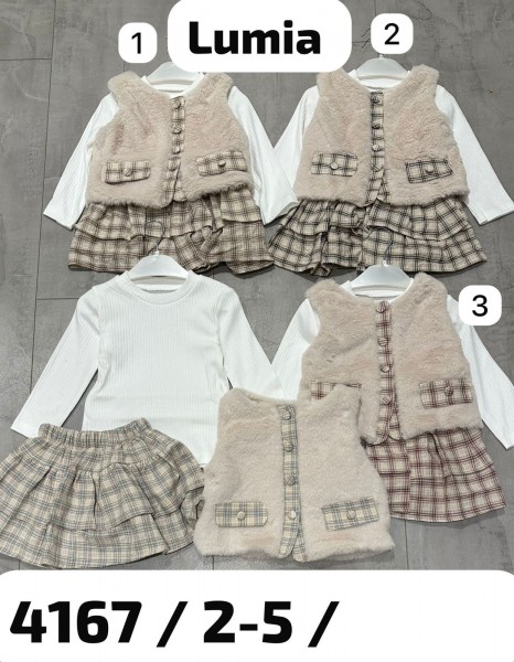 Костюм Тройка Для Девочки Lumia (2-3-4-5лет)