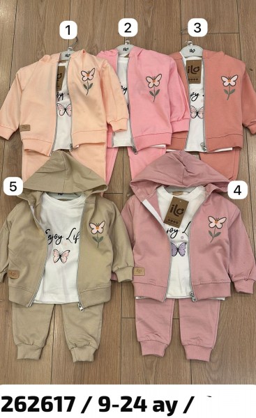 Костюм Тройка Для Девочки ILO (9-12-18-24мес.)