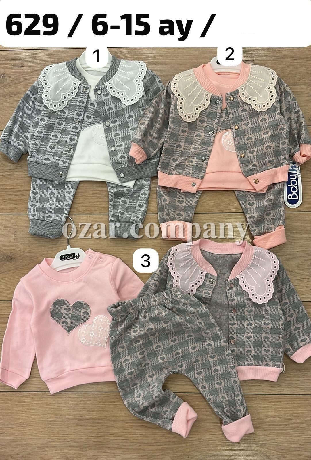 Костюм Тройка Для Девочки Babyhi (6-9-12-18мес.)