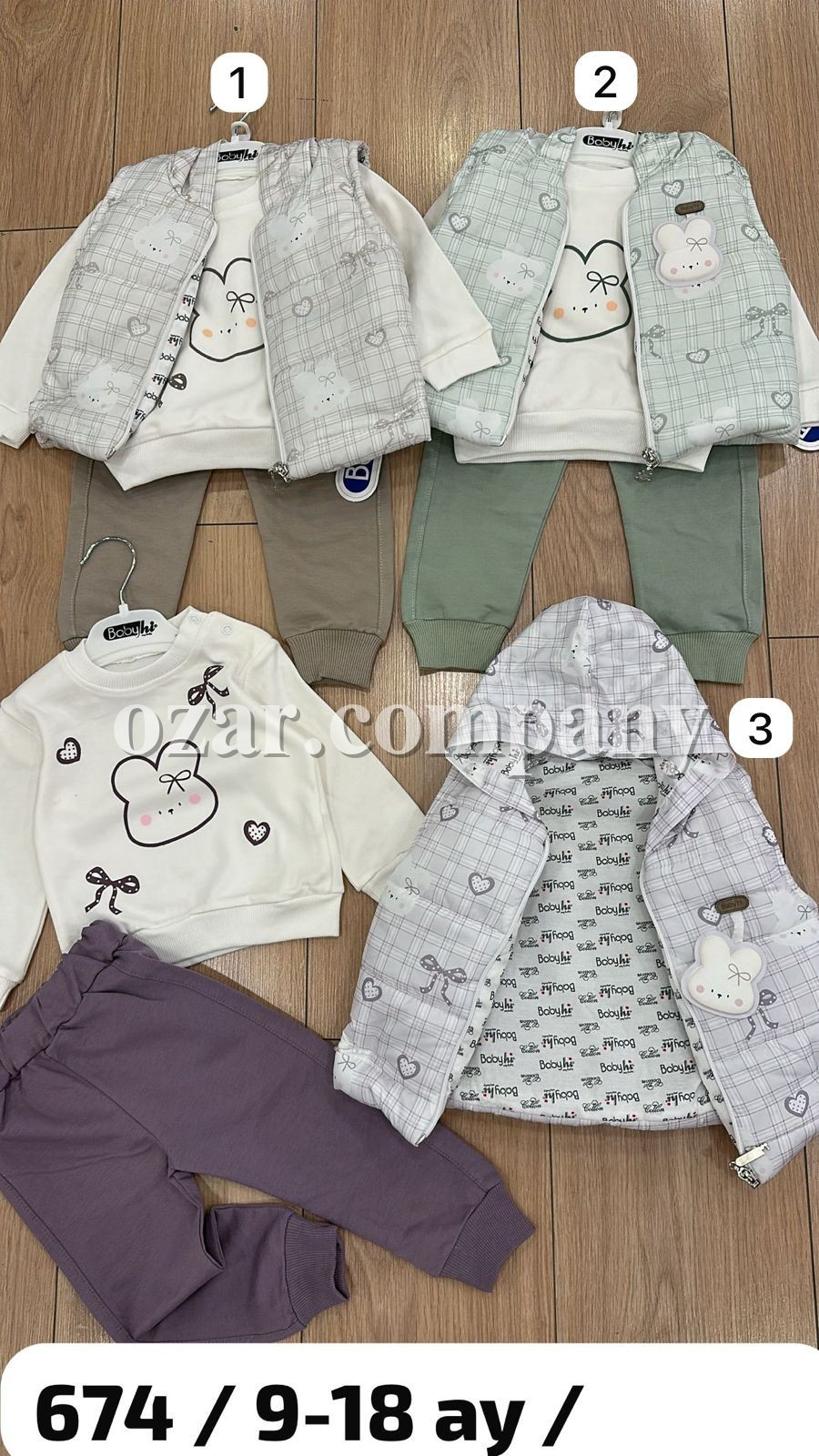 Костюм Тройка Для Девочки Babyhi (9-12-18мес.)