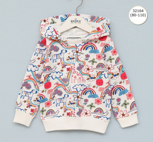 Худи Для Девочки Wanex (1-1.5-2-3-4-5лет) 
