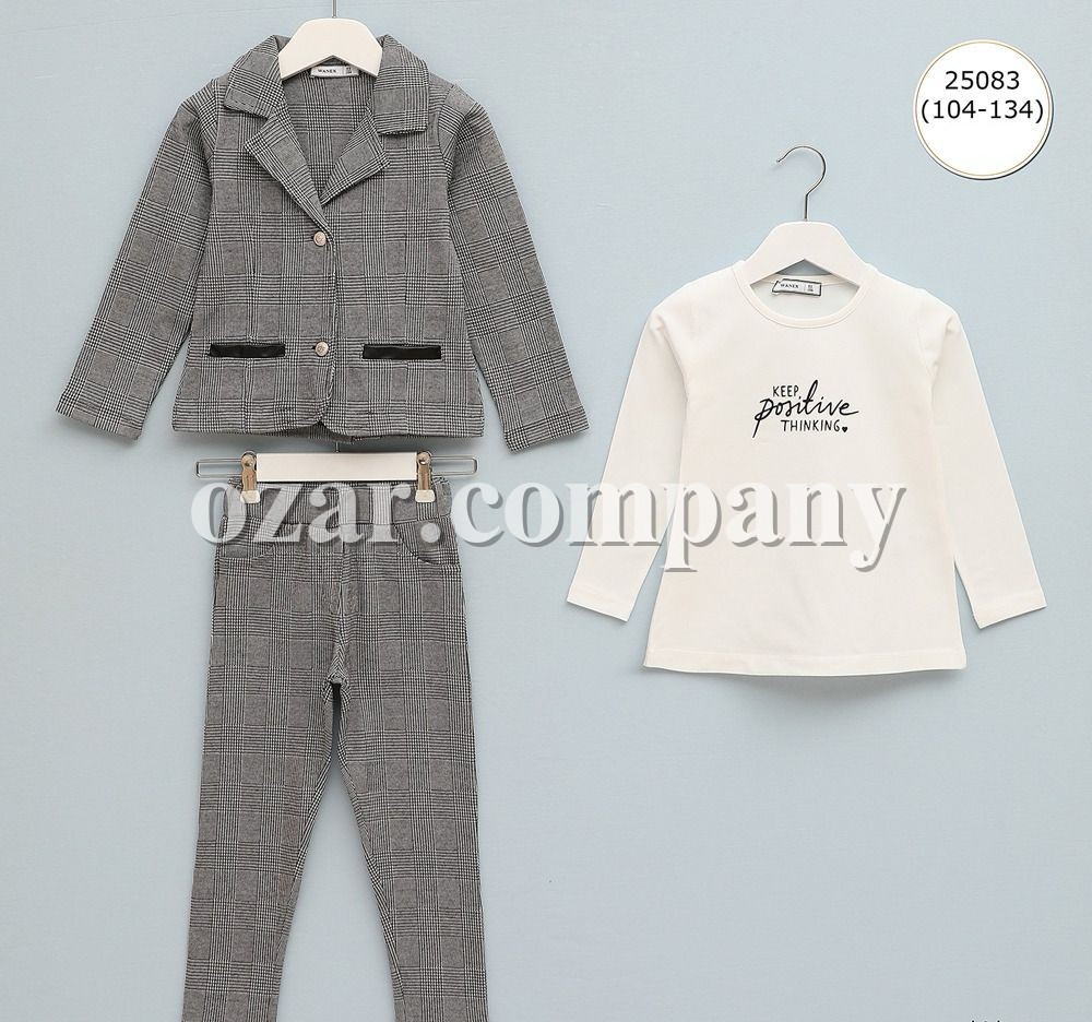 Костюм Тройка Для Девочки Wanex (4-5-6-7-8-9лет) 