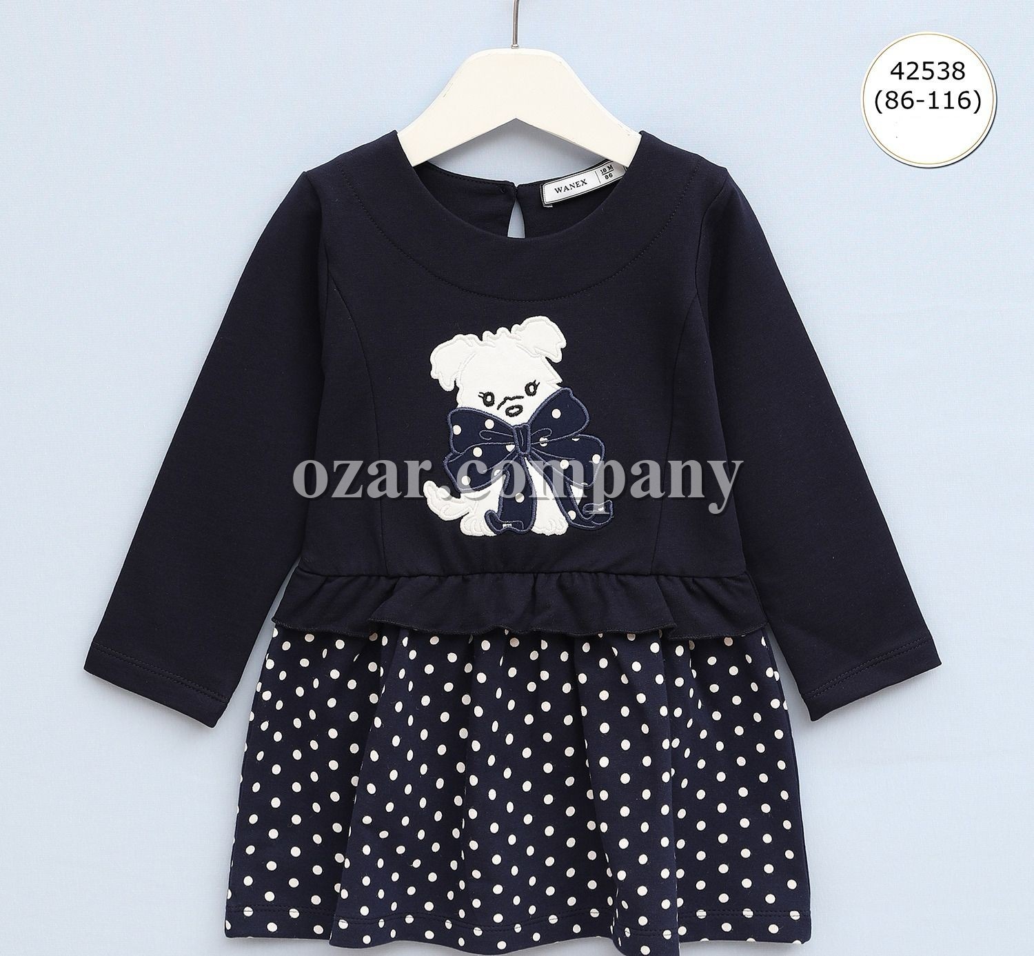 Платье Для Девочки Wanex (1.5-2-3-4-5-6лет) 