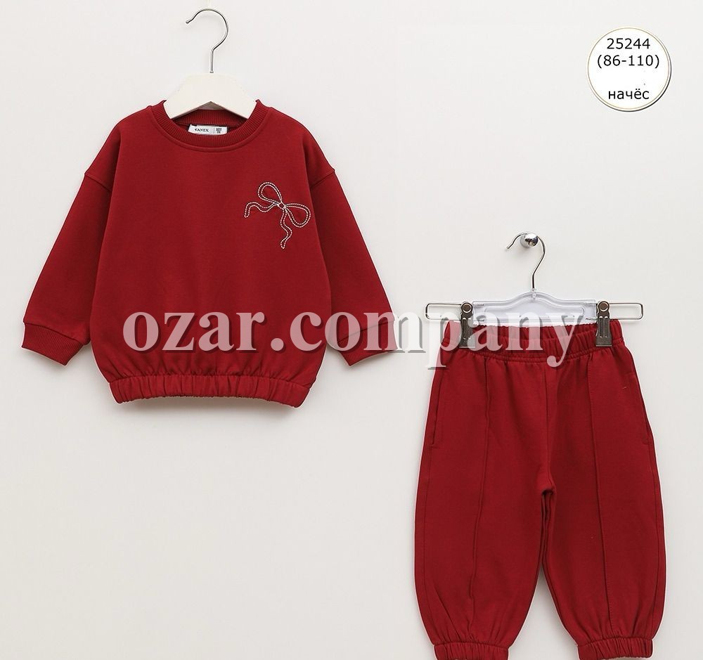 Трикотажный Костюм На Флисе Для Девочки Wanex (1.5-2-3-4-5лет) 