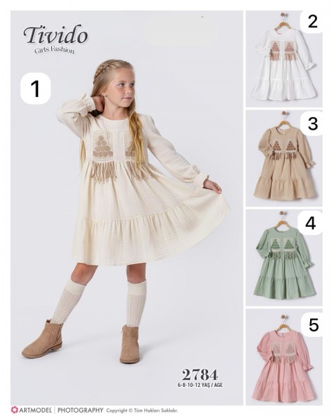 Платье Для Девочки Tivido (6-8-10-12лет)