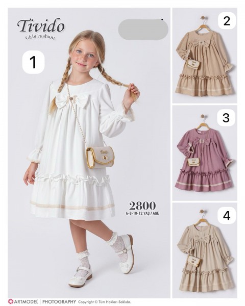 Платье Для Девочки Tivido (6-8-10-12лет)