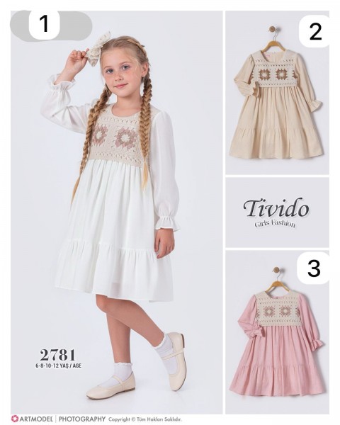 Платье Для Девочки Tivido (6-8-10-12лет)