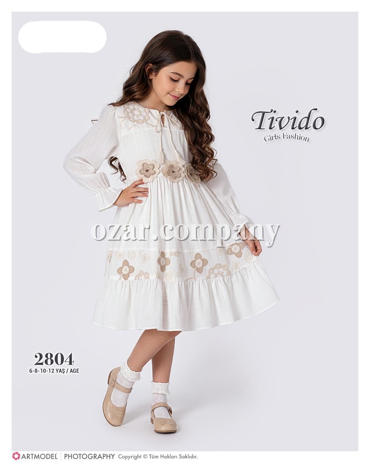 Платье Для Девочки Tivido (6-8-10-12лет)