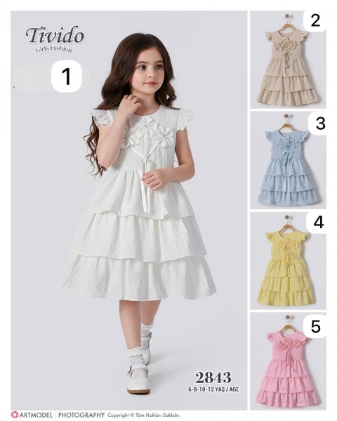 Платье Для Девочки Tivido (6-8-10-12лет)