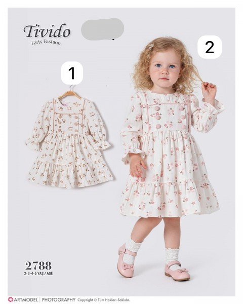 Муслиновое Платье Для Девочки Tivido (2-3-4-5лет)