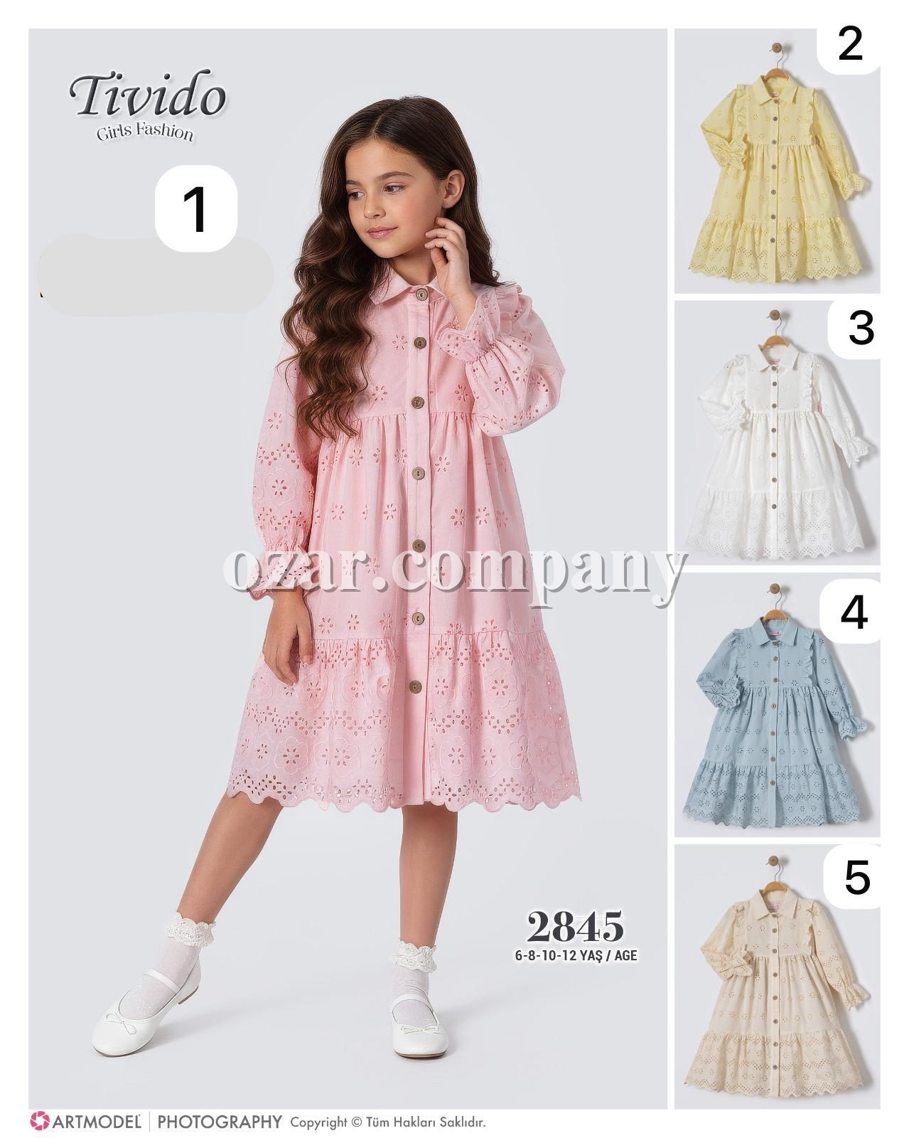 Платье Для Девочки Tivido (6-8-10-12лет)