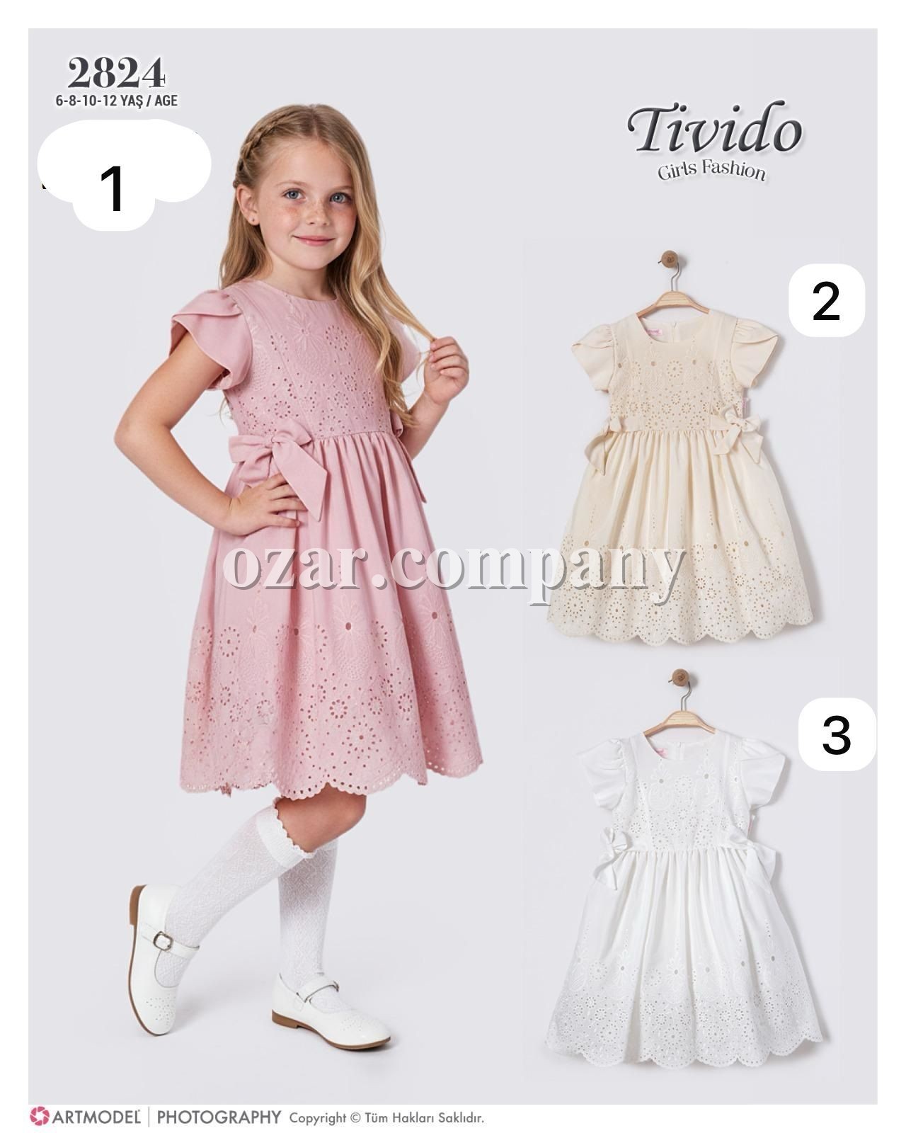 Платье Для Девочки Tivido (6-8-10-12лет)