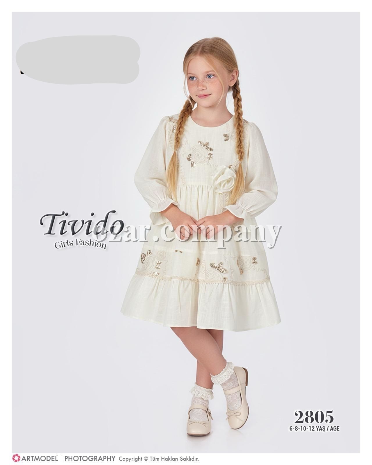 Платье Для Девочки Tivido (6-8-10-12лет)