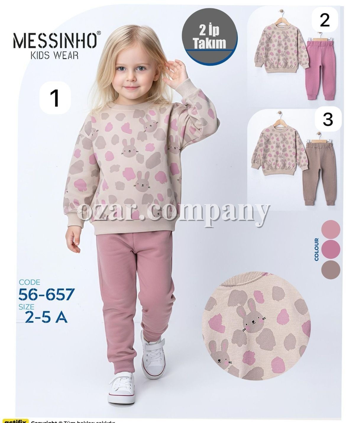 Костюм Двунитка Для Девочки Messinho (2-3-4-5лет)