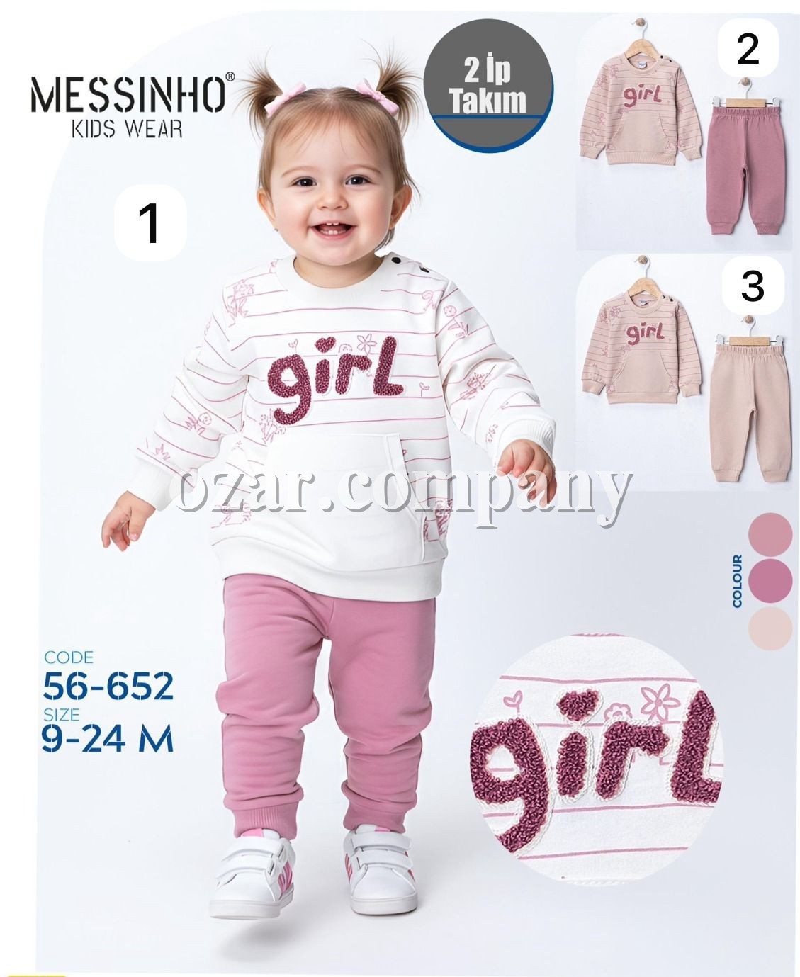 Костюм Двунитка Для Девочки Messinho (9-12-18-24мес.)