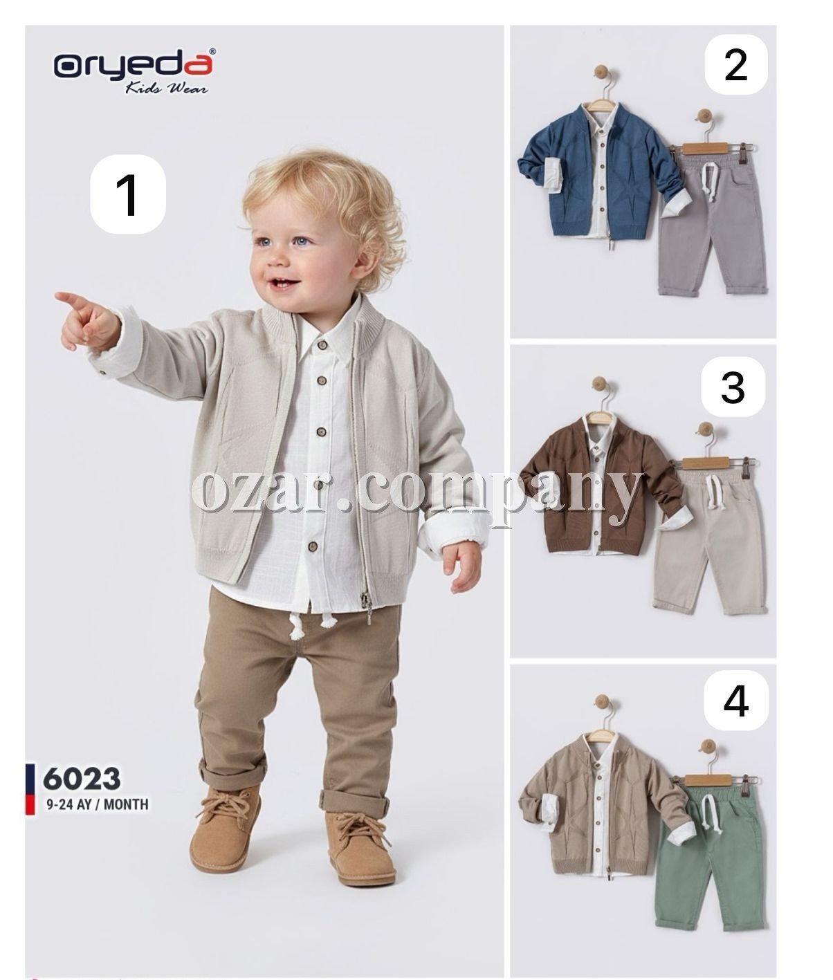 Костюм Тройка Для Мальчика Oryeda (9-12-18-24мес.)