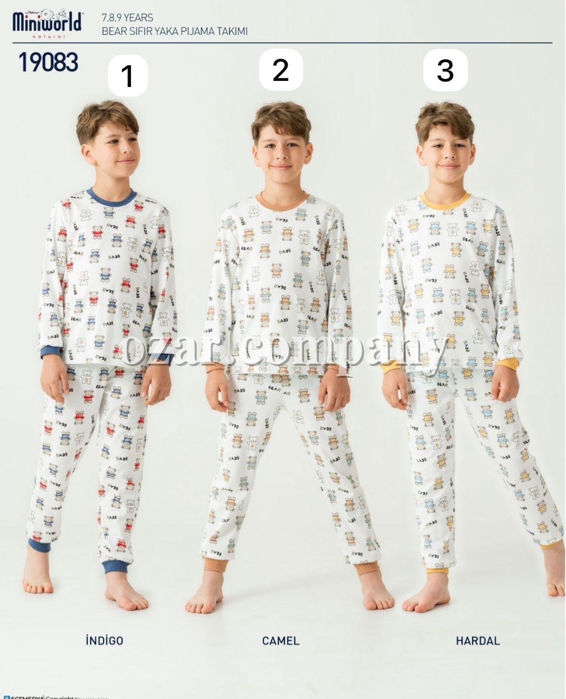 Пижама Для Мальчика Miniworld (7-8-9лет) 