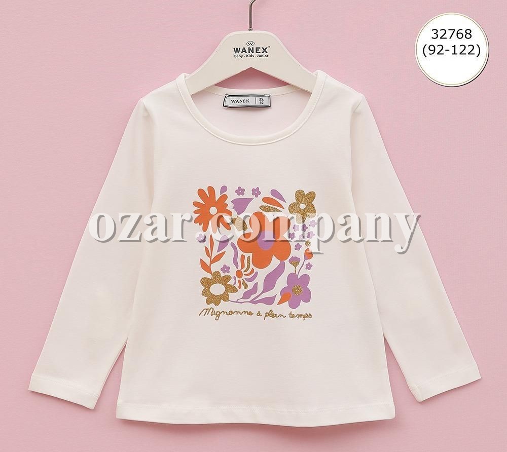 Свитшот Для Девочки Wanex (2-3-4-5-6-7лет) 