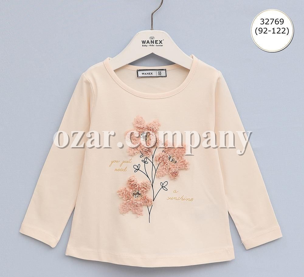 Свитшот Для Девочки Wanex (2-3-4-5-6-7лет) 