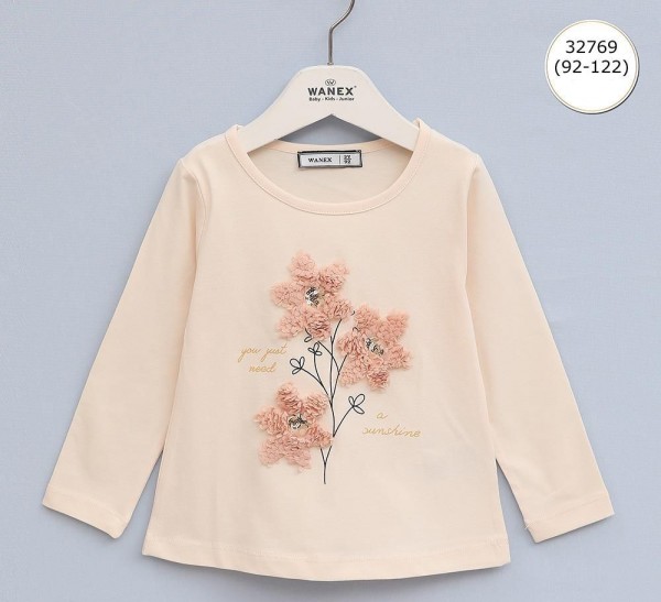 Свитшот Для Девочки Wanex (2-3-4-5-6-7лет) 