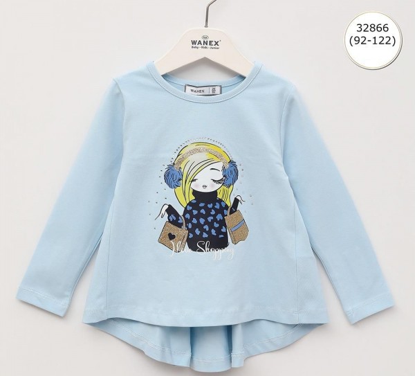 Свитшот Для Девочки Wanex (2-3-4-5-6-7лет) 