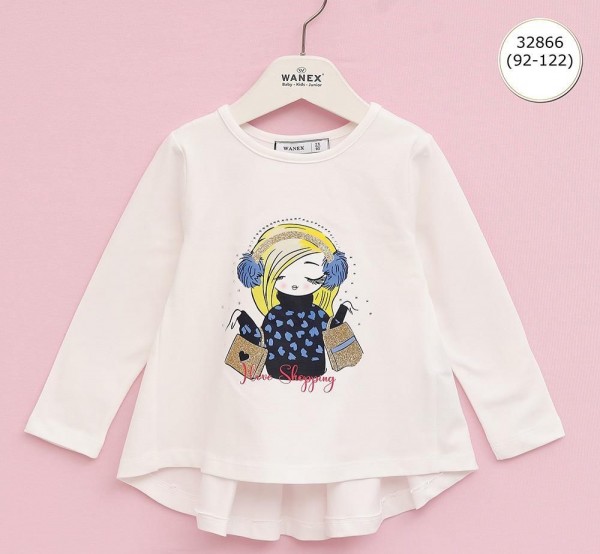 Свитшот Для Девочки Wanex (2-3-4-5-6-7лет) 
