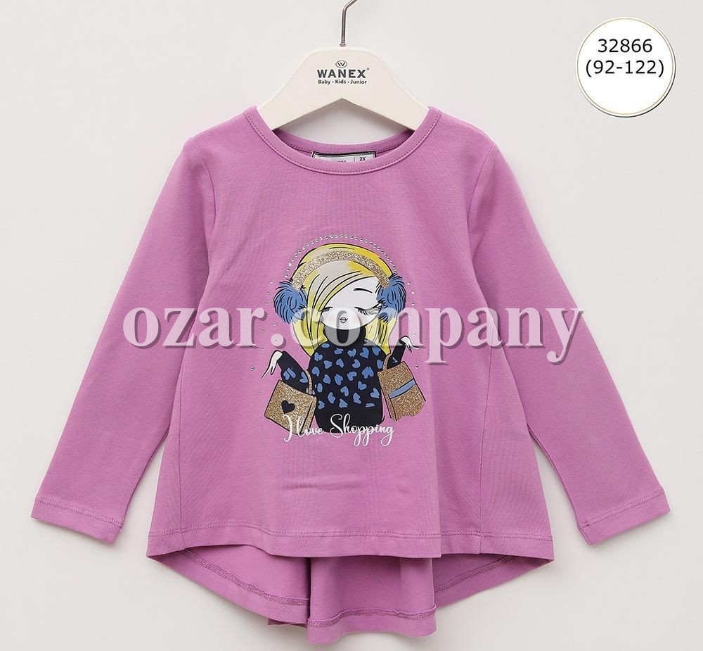 Свитшот Для Девочки Wanex (2-3-4-5-6-7лет) 