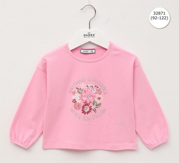 Свитшот Для Девочки Wanex (2-3-4-5-6-7лет) 