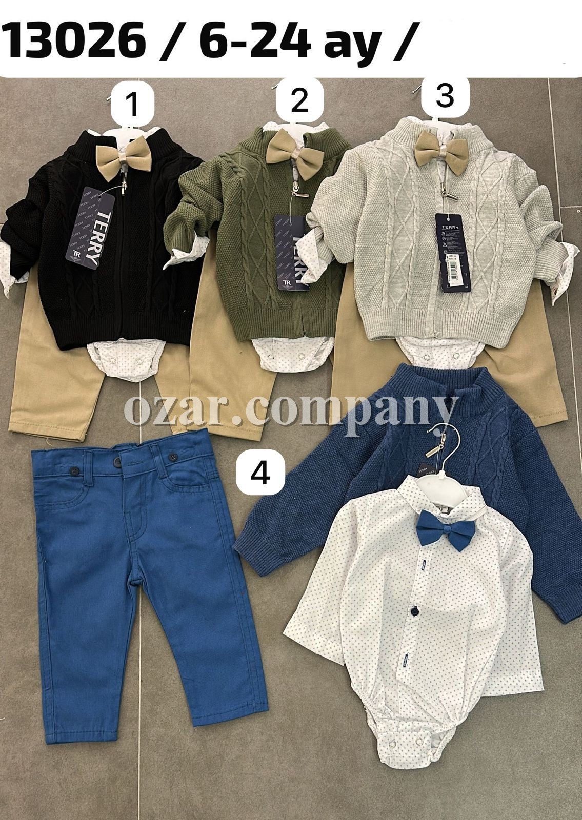 Костюм Тройка Для Мальчика Terry (6-12-18-24мес.)