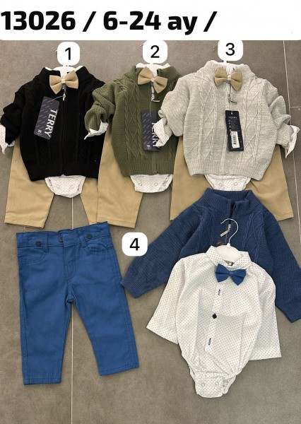 Костюм Тройка Для Мальчика Terry (6-12-18-24мес.)