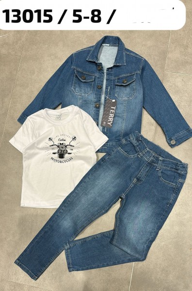 Костюм Тройка Для Мальчика Terry (5-6-7-8лет) 