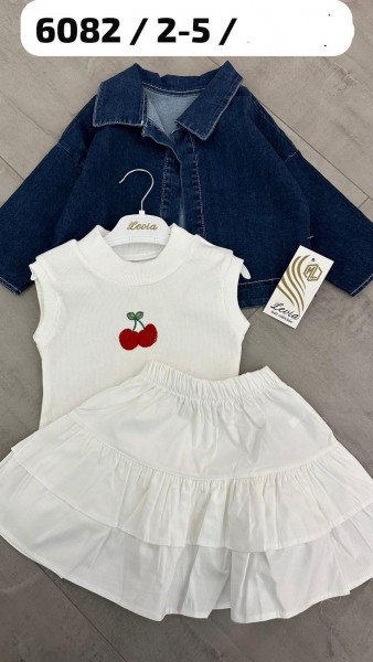 Костюм Тройка Для Девочки Levia (2-3-4-5лет)