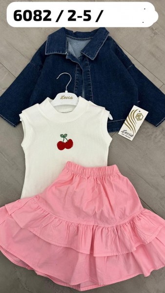 Костюм Тройка Для Девочки Levia (2-3-4-5лет)