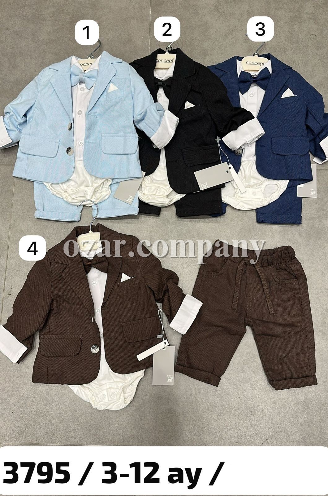 Костюм Тройка Для Мальчика Concept (3-6-9-12мес.)