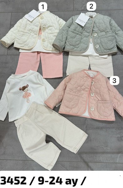 Костюм Тройка Для Девочки Gamzelim (9-12-18-24мес.)