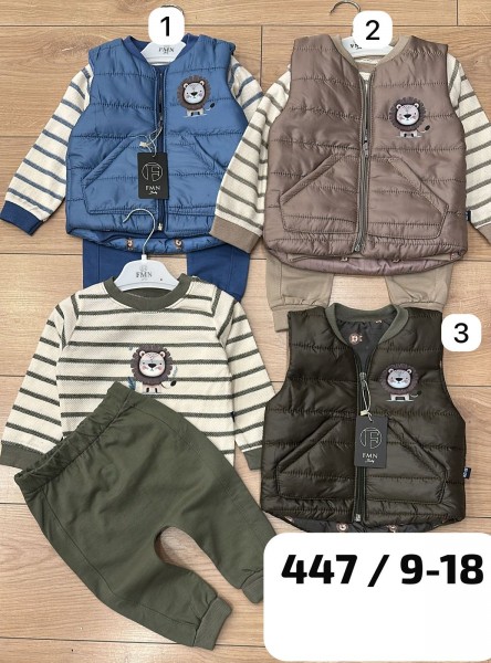 Костюм Тройка Для Мальчика FMN (9-12-18мес.)