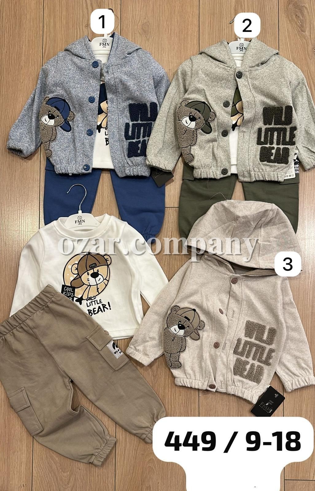 Костюм Тройка Для Мальчика FMN (9-12-18мес.)