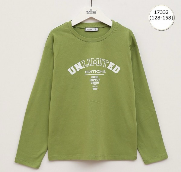 Свитшот Для Мальчика Wanex (8-9-10-11-12-13лет) 