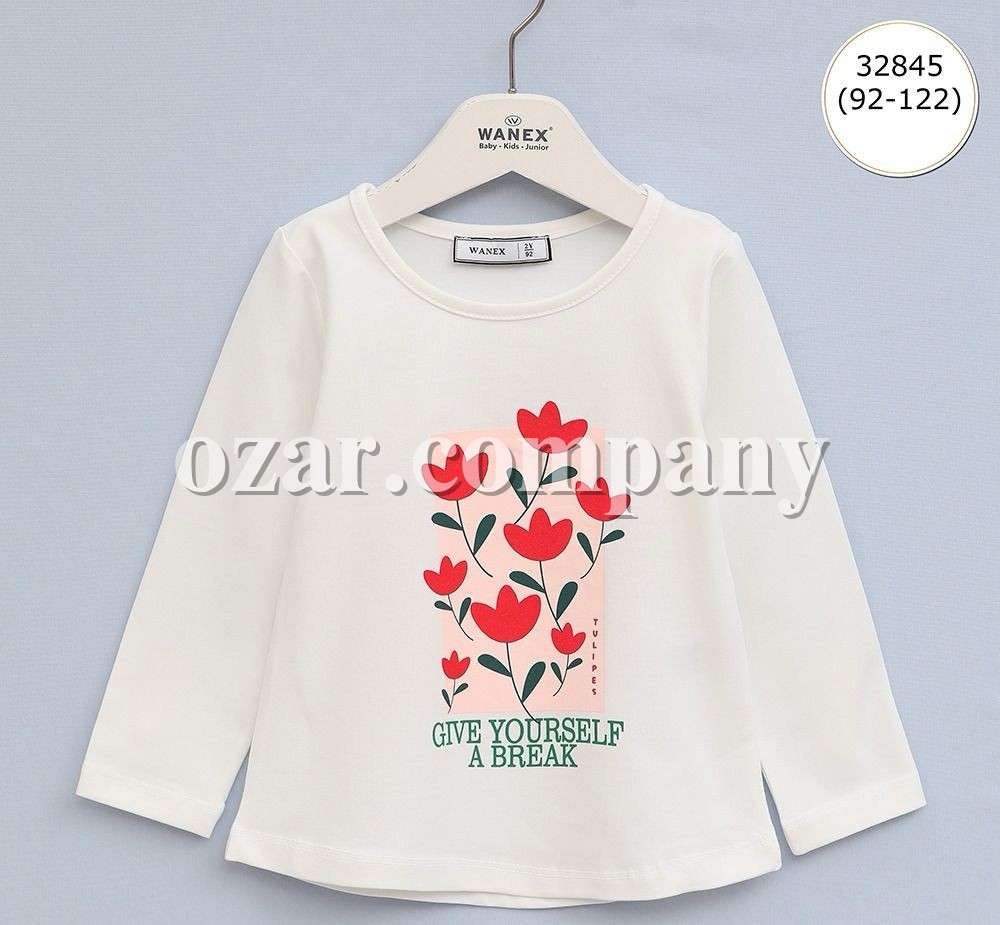 Свитшот Для Девочки Wanex (2-3-4-5-6-7лет) 