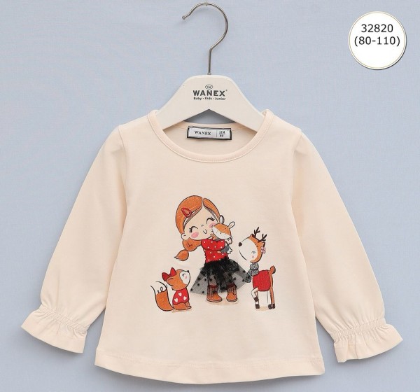 Свитшот Для Девочки Wanex (1-1.5-2-3-4-5лет) 