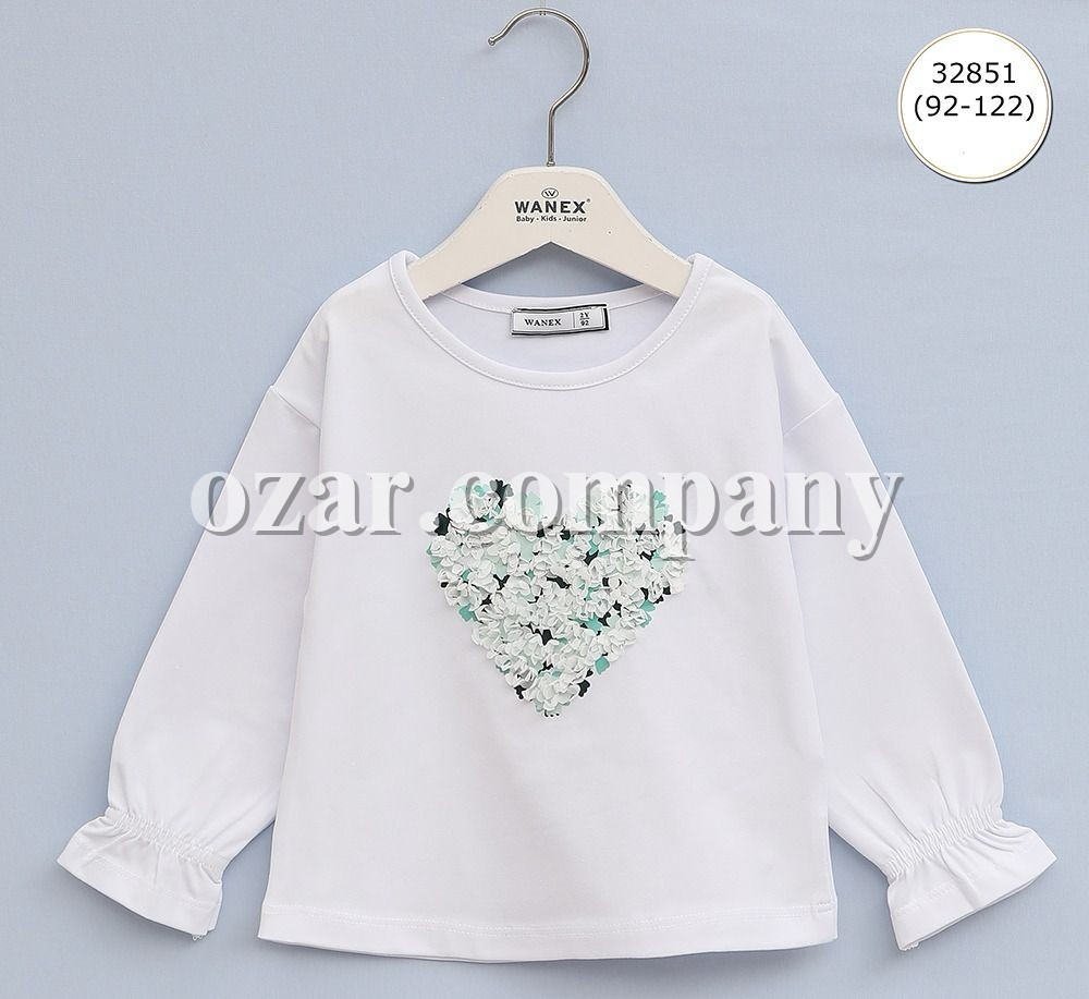 Свитшот Для Девочки Wanex (2-3-4-5-6-7лет) 