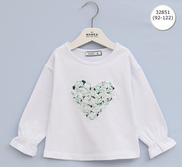Свитшот Для Девочки Wanex (2-3-4-5-6-7лет) 