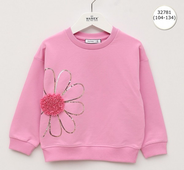 Свитшот Для Девочки Wanex (4-5-6-7-8-9лет) 